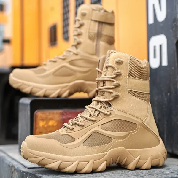 Men Tactical Boots Autumn Special Forces Field Man Boot Lightweight Outdoor Non-Slip Men Shoes Zapatillas Hombre - Image 2