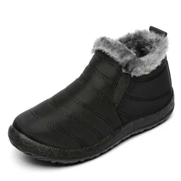 Men's Boots Slip On Winter Shoes For Men Fur Ankle Boots Waterproof Snow Boots Winter Chaussure Hommes Casual Booties For Men - Image 5