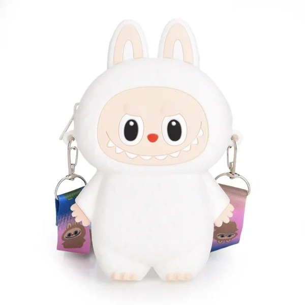 Labubu Cartoon Silicone Bag Coin Purse Children'S Outings Crossbody Accessories Birthday Gifts Travel Portable - Image 2