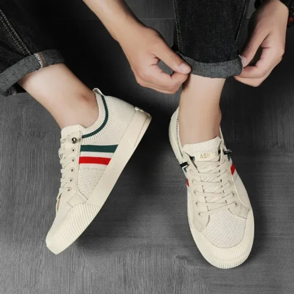 Luxury Men‘s Casual Shoes Fashion Sneakers for Men Light Mesh Breathable Outdoor Walking Loafers Male Flats Zapatos Para Hombres - Image 3