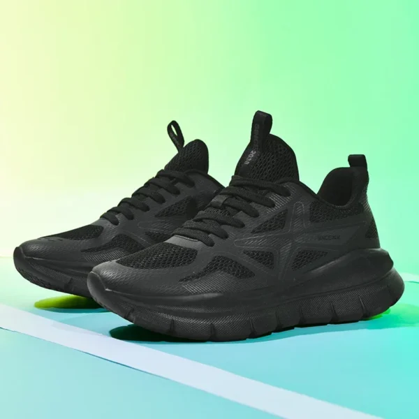 Men Sports Running Shoes Casual Marathon Breathable Lightweight Women's Comfortable Athletic Nonskid Walking Sneakers - Image 5