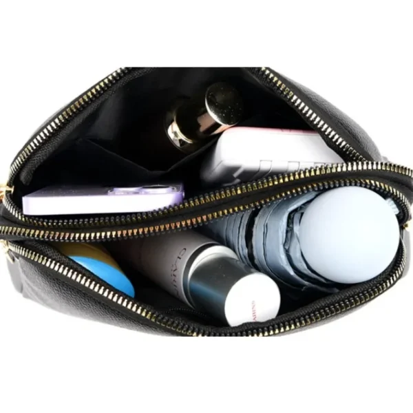 100% Genuine Leather Shoulder bag Women Handbag Designer Cowhide Flap Bag Luxury Women's Messenger Bags Crossbody Bags For Women - Image 3