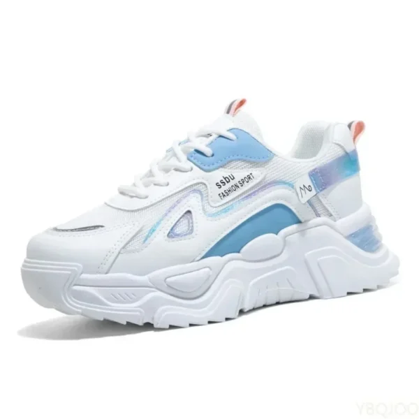 2023 Sneakers Women Platform Flat Shoes Woman Shoes Green Casual Trainers Ladies Chunky Sneakers Women Shoes - Image 5
