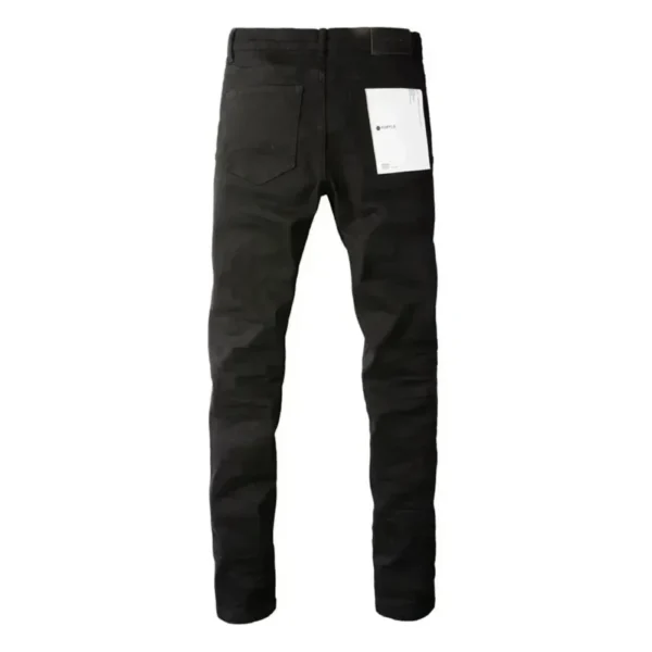 2025 New Jeans American High Street Black Pleated Basic Model Fashion Trend High Quality Jeans 28-38（S-3XL） - Image 4