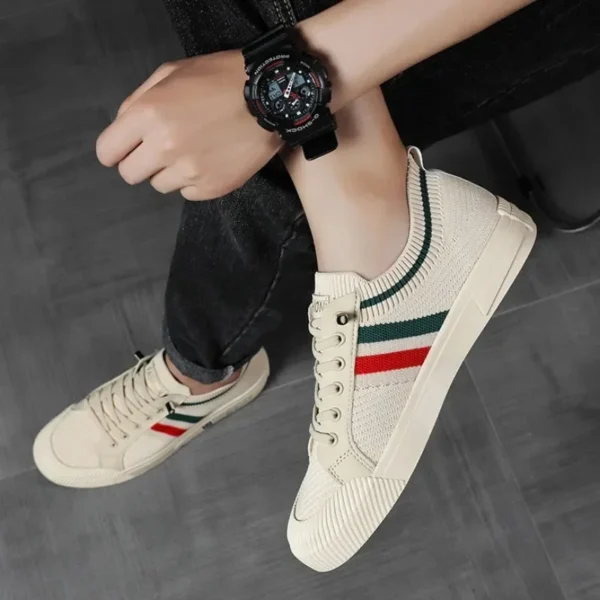 Luxury Men‘s Casual Shoes Fashion Sneakers for Men Light Mesh Breathable Outdoor Walking Loafers Male Flats Zapatos Para Hombres - Image 4