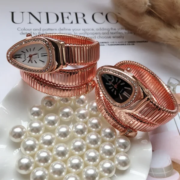 Women Quartz Watch Bracelet Stainless Steel Fashion Gold Ladies Watches Clock High-quality Luxury Ladies Wristwatch(Only Watch) - Image 4