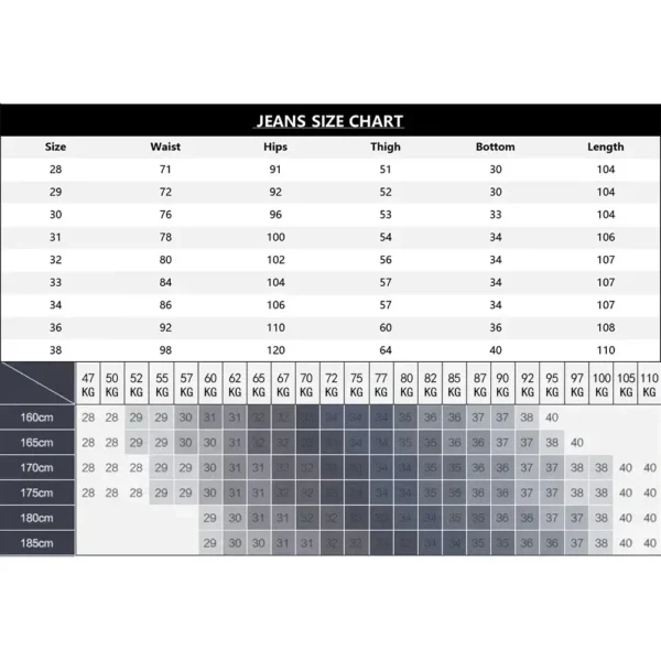 2025 New Jeans American High Street Black Pleated Basic Model Fashion Trend High Quality Jeans 28-38（S-3XL） - Image 3