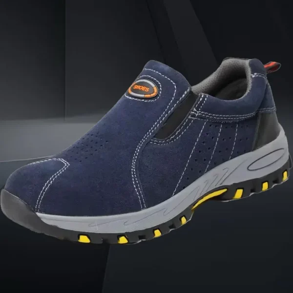 Men Steel Toe Work Sneakers Safety Shoes Puncture Proof Anti Smash Indestructible Boots Durable Protective Footwear Industrial - Image 4