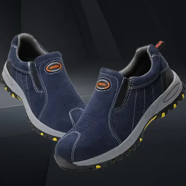 Men Steel Toe Work Sneakers Safety Shoes Puncture Proof Anti Smash Indestructible Boots Durable Protective Footwear Industrial - Image 2