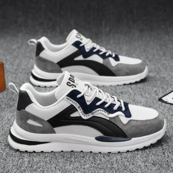 Spring 2024 New Trendy Men's Shoes Breathable Sports Casual Running Youth Shoes Versatile Casual Shoes EVA Sole Rubber Surface - Image 4