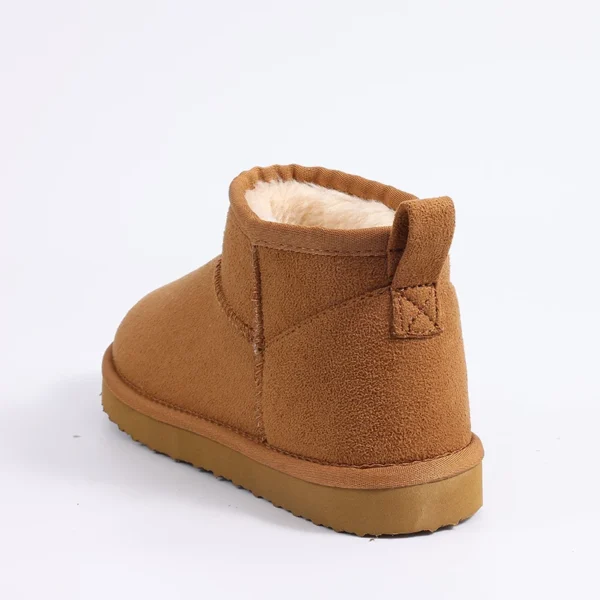 Luxury Winter Short Plush Snow Boots Cotton Shoes New Anti-suede Women Boots Casual Flat Nonslip Cotton Boots Mini Fur Boots - Image 3