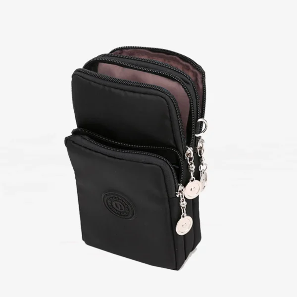 New Women Mobile Phone Bag Nylon Cell Phone Bag Coin Purse Strap Shoulder Bag Small Crossbody Bags for Women Wallet Travel Purse - Image 4