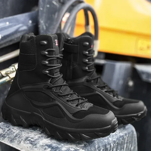 Men Tactical Boots Autumn Special Forces Field Man Boot Lightweight Outdoor Non-Slip Men Shoes Zapatillas Hombre - Image 3