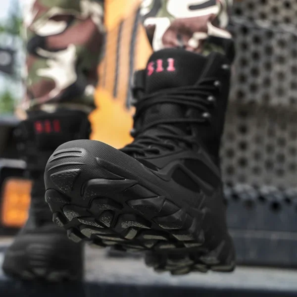 Men Tactical Boots Autumn Special Forces Field Man Boot Lightweight Outdoor Non-Slip Men Shoes Zapatillas Hombre - Image 5