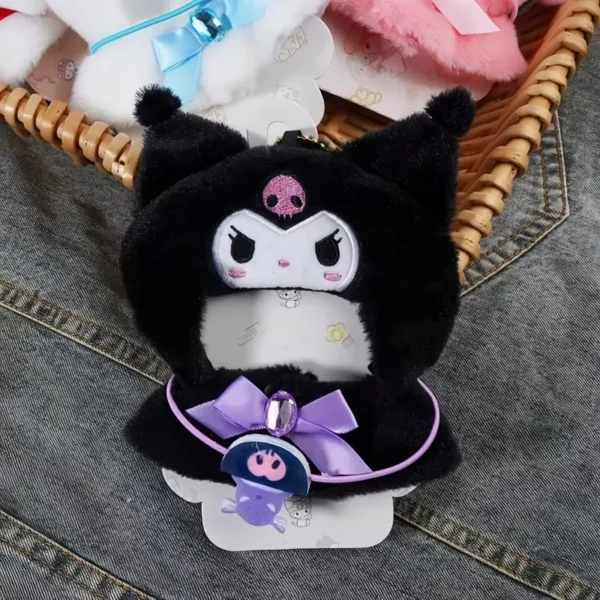 Labubu Sanrio Cape Skirt Suit Sitting Party Hello Kitty Kuromi Clothes Monsters Vinyl Labubu Outfit Clothing Hat Accessory Gift - Image 4