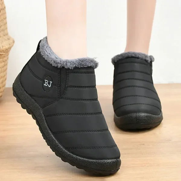 Waterproof Winter Boots for Women 2023 New Plush Snow Boots Women Ankle Boots Warm Black Couple Cotton Couples Platform Shoes - Image 3