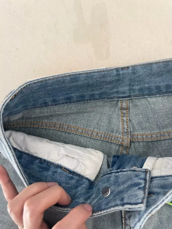 Women Wide Leg Baggy Jeans Lady Vintage Y2K Punk Low Rise Waist Loose Denim Pants Streetwear Fashion Trashy Long Skater Trousers - Image 2